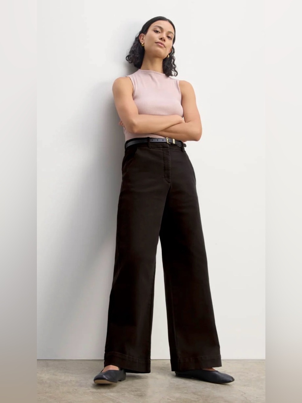 New Everlane THE PHOEBE TROUSER in Black Size 16
